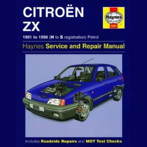 Reparationsbog Haynes - Citroen ZX Benzin (91 - 98)