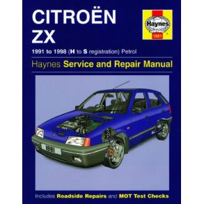 Reparationsbog Haynes - Citroen ZX Benzin (91 - 98)