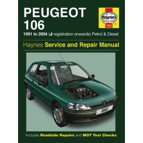 Reparationsbog Haynes - Peugeot 106 Benzin & Diesel (91 - 02)