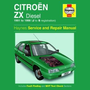 Reparationsbog Haynes - Citroen ZX Diesel (91 - 98)