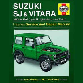 Reparationsbog Haynes - Suzuki SJ Series, Samurai & Vitara (4-cyl) Benzin (82 - 97)