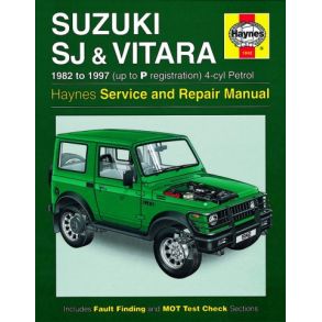 Reparationsbog Haynes - Suzuki SJ Series, Samurai & Vitara (4-cyl) Benzin (82 - 97)