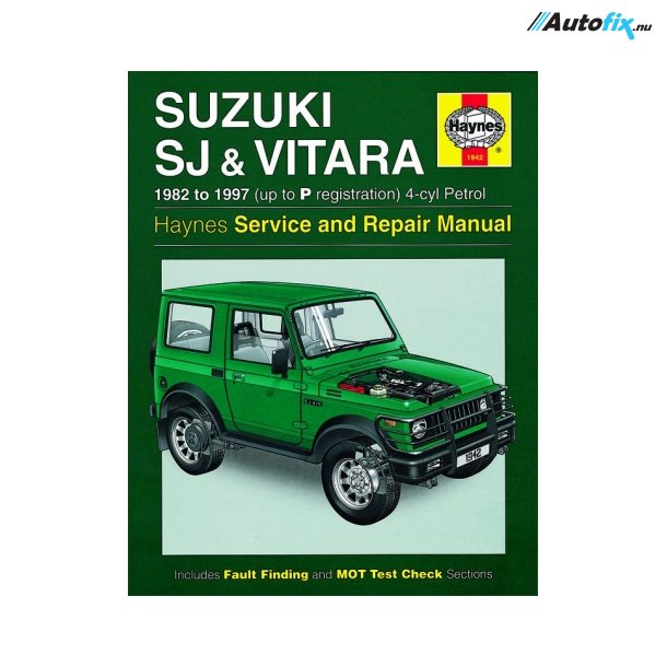 Haynes Suzuki SJ Series, Samurai &amp; Vitara (4-cyl) Benzin (82 - 97)