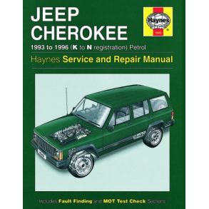 Reparationsbog Haynes - Jeep Cherokee Benzin (93 - 96)