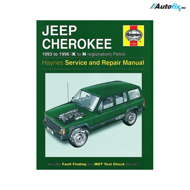 Reparationsbog Haynes - Jeep Cherokee Benzin (93 - 96)