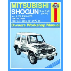 Reparationsbog Haynes - Mitsubishi Shogun & L200 Pick-Ups Benzin (83 - 94)