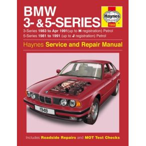 Reparationsbog Haynes - BMW 3- and 5-Series Petrol (81 - 91)