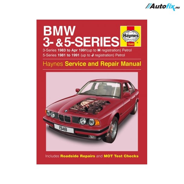 Reparationsbog Haynes - BMW 3- and 5-Series Petrol (81 - 91)