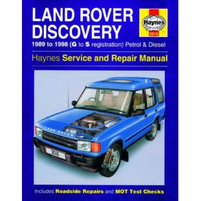Reparationsbog Haynes - Land Rover Discovery Benzin & Diesel (89 - 98)