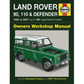 Reparationsbog Haynes - Land Rover 90, 110 & Defender Diesel (83 - 07)