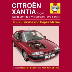 Reparationsbog Haynes - Citroen Xantia Benzin & Diesel (93 - 01)