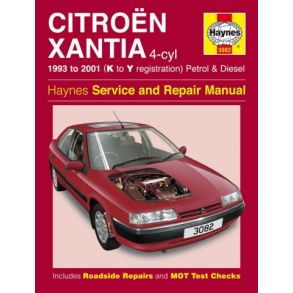 Reparationsbog Haynes - Citroen Xantia Benzin & Diesel (93 - 01)