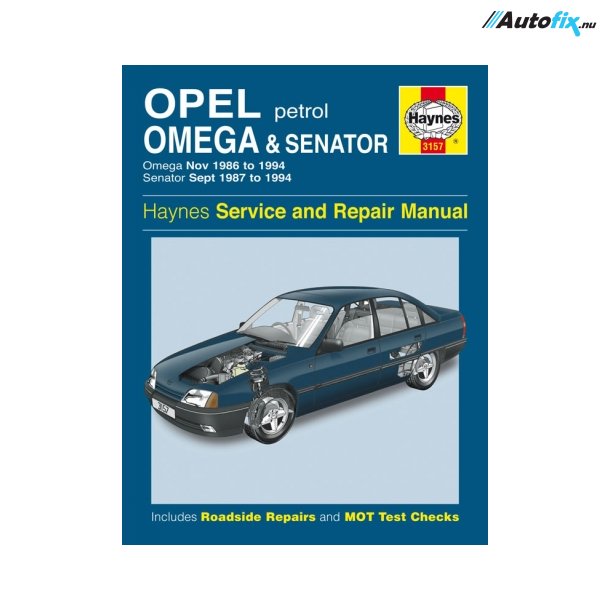 Reparationsbog Haynes - Opel Omega &amp; Senator Benzin (Nov 86 - 94)