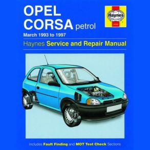 Reparationsbog Haynes - Opel Corsa Benzin (Mar 93 - 94)