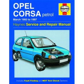 Reparationsbog Haynes - Opel Corsa Benzin (Mar 93 - 94)
