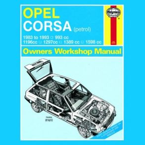 Reparationsbog Haynes - Opel Corsa Benzin (83 - Mar 93)