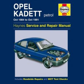 Reparationsbog Haynes - Opel Kadett Benzin (Oct 84 - Oct 91)