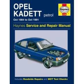 Reparationsbog Haynes - Opel Kadett Benzin (Oct 84 - Oct 91)