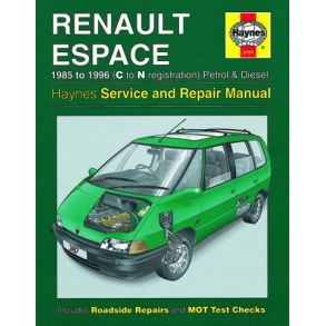 Reparationsbog Haynes - Renault Espace Benzin & Diesel (85 - 96)