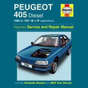Reparationsbog Haynes - Peugeot 405 Diesel (88 - 97)