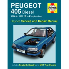 Reparationsbog Haynes - Peugeot 405 Diesel (88 - 97)