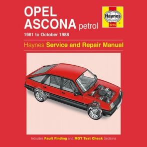 Reparationsbog Haynes - Opel Ascona Benzin (81 - 88)