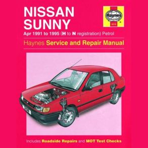 Reparationsbog Haynes - Nissan Sunny Benzin (Apr 91 - 96)