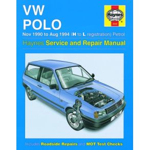 Reparationsbog Haynes - Volkswagen Polo Benzin (Nov 90 - Aug 94)