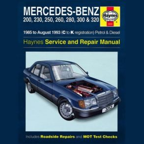 Reparationsbog Haynes - Mercedes-Benz 124 Series Benzin & Diesel (85 - Aug 93)