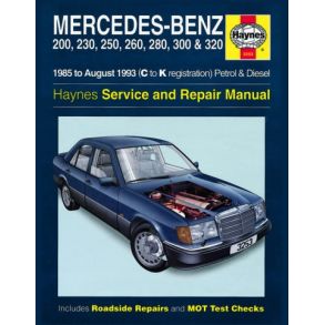Reparationsbog Haynes - Mercedes-Benz 124 Series Benzin & Diesel (85 - Aug 93)