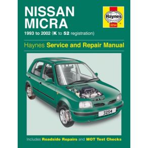 Reparationsbog Haynes - Nissan Micra Benzin (93 - 02)