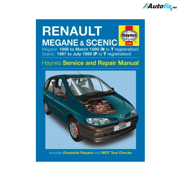 Reparationsbog Haynes - Renault Megane &amp; Scenic Benzin &amp; Diesel (96 - 99)