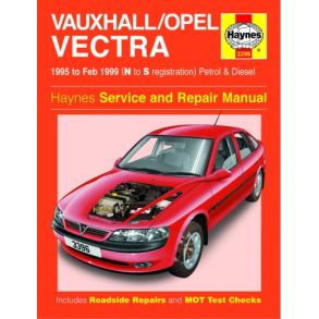 Reparationsbog Haynes - Opel Vectra Benzin & Diesel (95 - Feb 99)