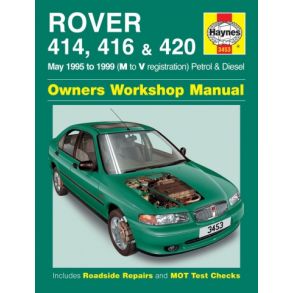 Reparationsbog Haynes - Rover 414, 416 & 420 Benzin & Diesel