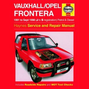 Reparationsbog Haynes - Opel Frontera Benzin &  Diesel (91 - Sept 98)