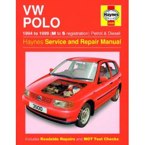 Reparationsbog Haynes - Volkswagen Polo Hatchback Benzin & Diesel (94 - 99)