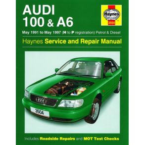 Reparationsbog Haynes - Audi 100 & A6 Benzin & Diesel (Maj 91 - Maj 97)