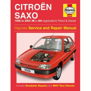 Reparationsbog Haynes - Citroen Saxo Benzin Og Diesel (96 - 98)