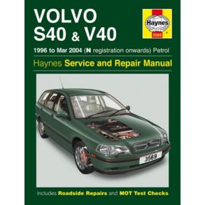 Reparationsbog Haynes - Volvo S40 & V40 Benzin (96 - Mar 04)