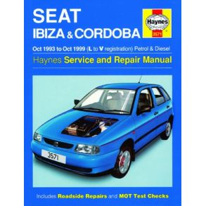 Reparationsbog Haynes - Seat Ibiza & Cordoba Benzin & Diesel (Oct 93 - Oct 99)