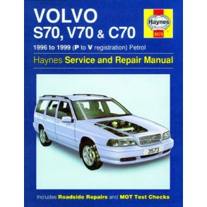 Reparationsbog Haynes - Volvo S70, V70 & C70 Benzin (96 - 99)