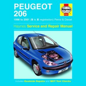 Reparationsbog Haynes - Peugeot 206 Benzin & Diesel (98 - 01)