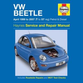 Reparationsbog Haynes - Volkswagen Beetle Benzin & Diesel (Apr 99 - 07)