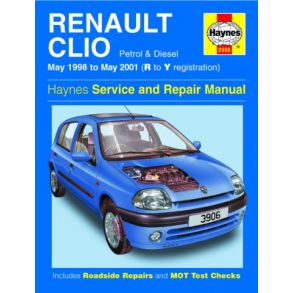 Reparationsbog Haynes - Renault Clio Benzin & Diesel (May 98 - May 01)