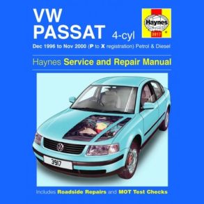 Reparationsbog Haynes - Volkswagen Passat 4-cyl Benzin & Diesel (Dec 96 - Nov 00)