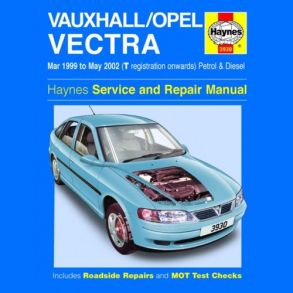 Reparationsbog Haynes - Opel Vectra Benzin & Diesel (Mar 99 - 02)