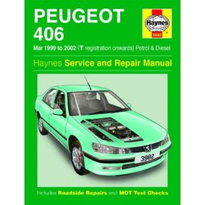Reparationsbog Haynes - Peugeot 406 Benzin & Diesel (Mar 99 - 02)