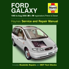 Reparationsbog Haynes - Ford Galaxy Benzin & Diesel (95 - Aug 00)