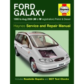 Reparationsbog Haynes - Ford Galaxy Benzin & Diesel (95 - Aug 00)