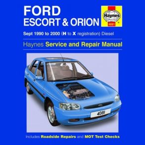Reparationsbog Haynes - Ford Escort & Orion Diesel (Sept 90 - 00)